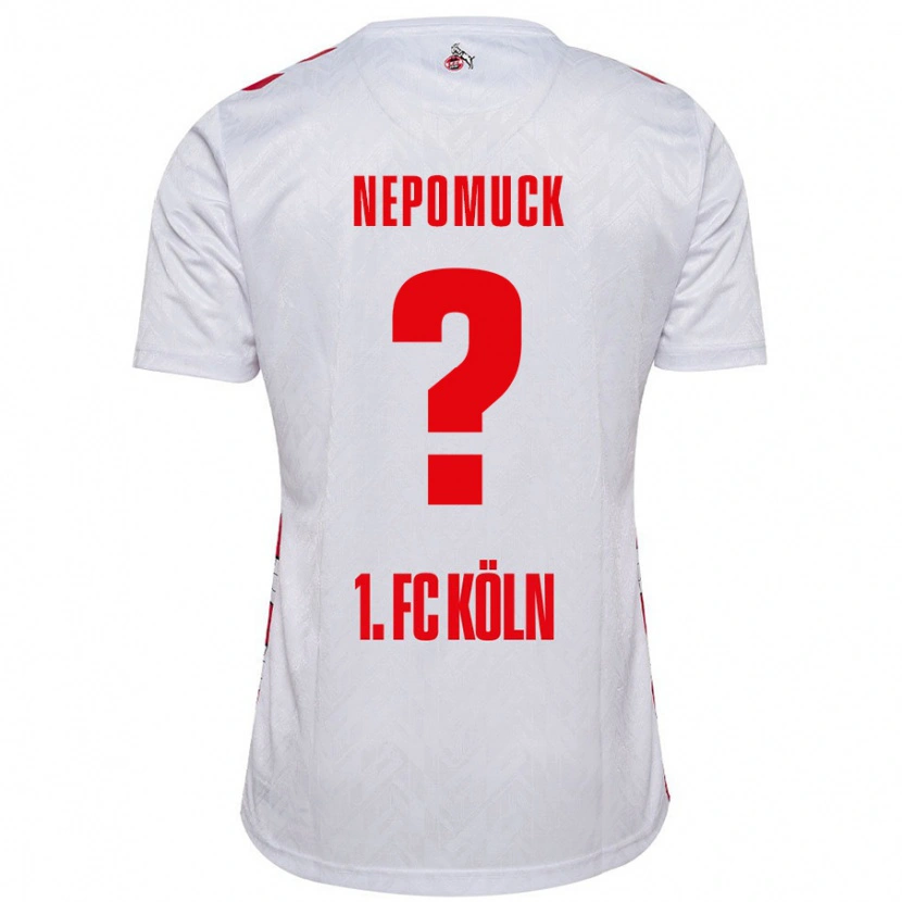Danxen Dzieci Simon Nepomuck #0 Biały Czerwony Domowa Koszulka 2024/25 Koszulki Klubowe