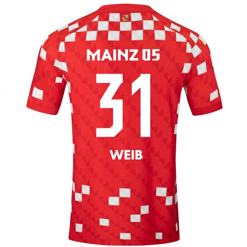Danxen Dzieci Finja Weiß #31 Biały Czerwony Domowa Koszulka 2024/25 Koszulki Klubowe