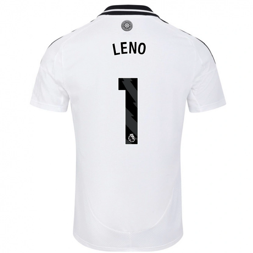 Danxen Dzieci Bernd Leno #1 Biały Domowa Koszulka 2024/25 Koszulki Klubowe