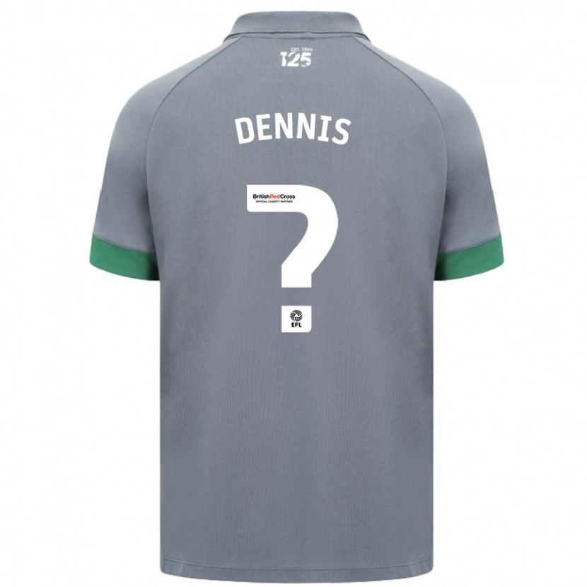 Danxen Dzieci Jake Dennis #0 Ciemnoszary Wyjazdowa Koszulka 2024/25 Koszulki Klubowe