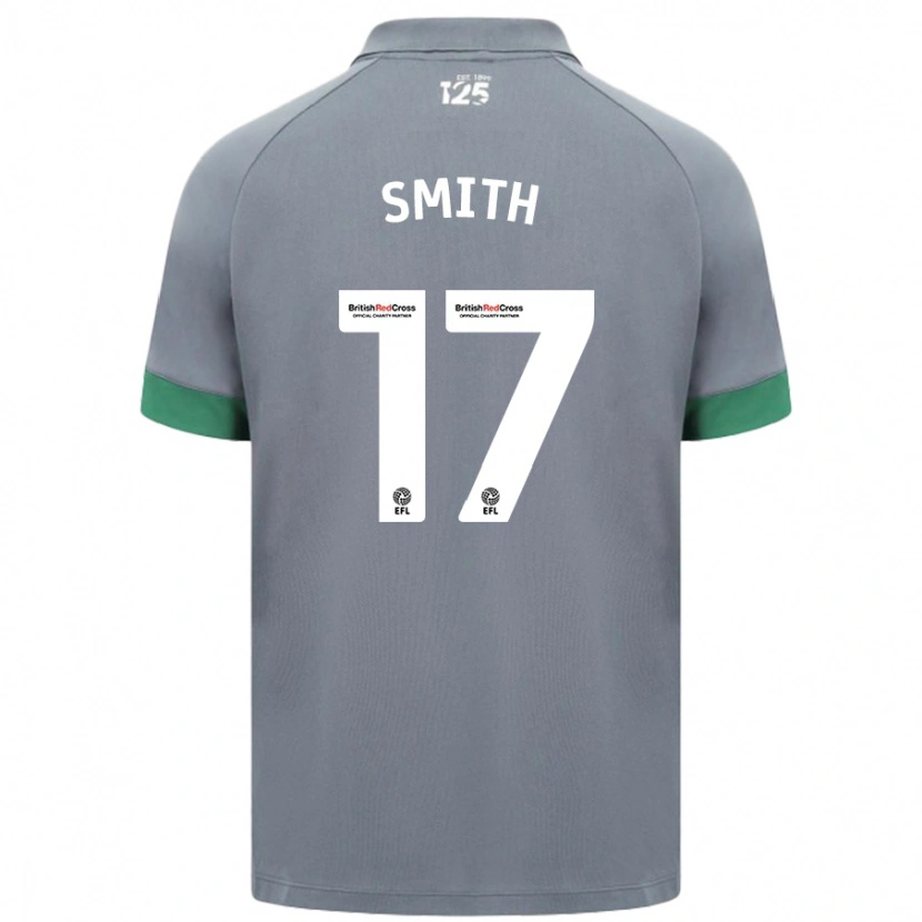 Danxen Dzieci Hollie Smith #17 Ciemnoszary Wyjazdowa Koszulka 2024/25 Koszulki Klubowe