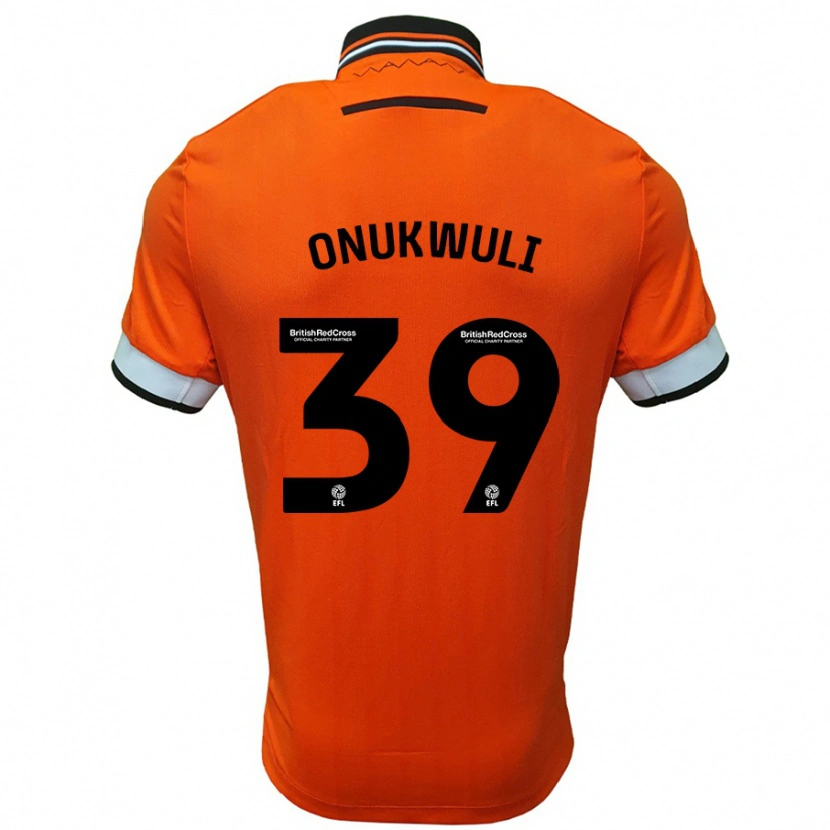 Danxen Dzieci Favour Onukwuli #39 Pomarańczowo-Biały Wyjazdowa Koszulka 2024/25 Koszulki Klubowe