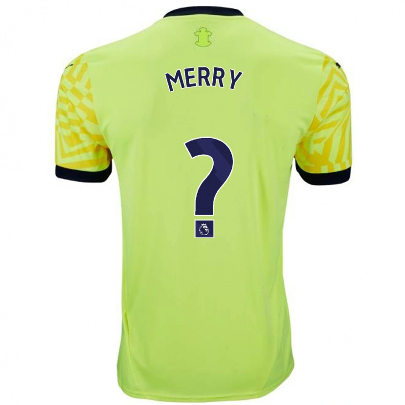 Danxen Dzieci Will Merry #0 Żółty Wyjazdowa Koszulka 2024/25 Koszulki Klubowe
