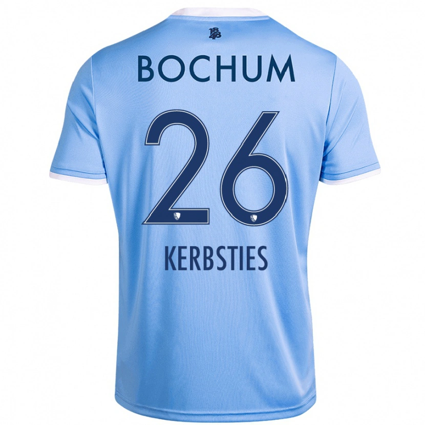 Danxen Dzieci Keanu Kerbsties #26 Niebieski Niebo Wyjazdowa Koszulka 2024/25 Koszulki Klubowe