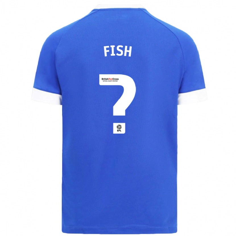 Danxen Męski Will Fish #0 Błękitny Niebo Domowa Koszulka 2024/25 Koszulki Klubowe