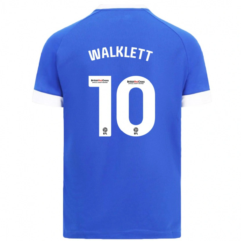 Danxen Męski Kerry Walklett #10 Błękitny Niebo Domowa Koszulka 2024/25 Koszulki Klubowe
