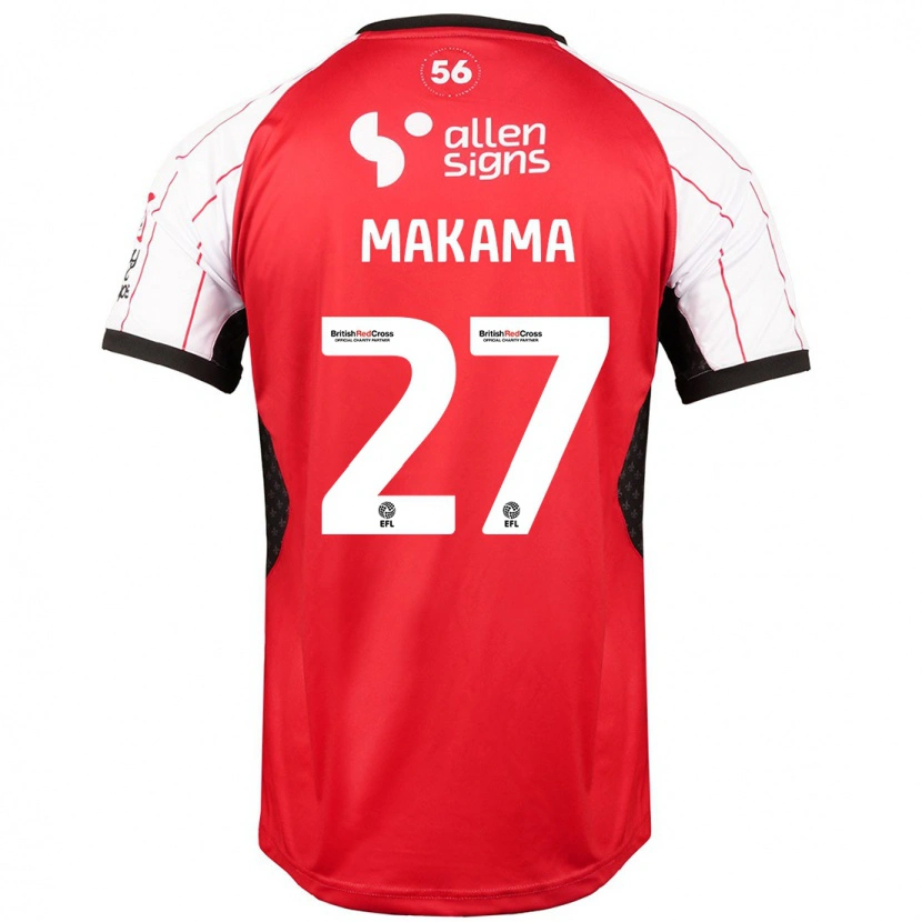 Danxen Męski Jovon Makama #27 Biały Domowa Koszulka 2024/25 Koszulki Klubowe