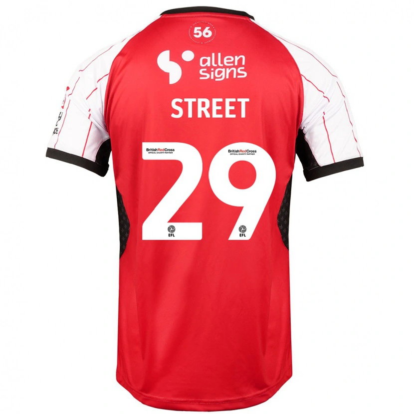 Danxen Męski Robert Street #29 Biały Domowa Koszulka 2024/25 Koszulki Klubowe