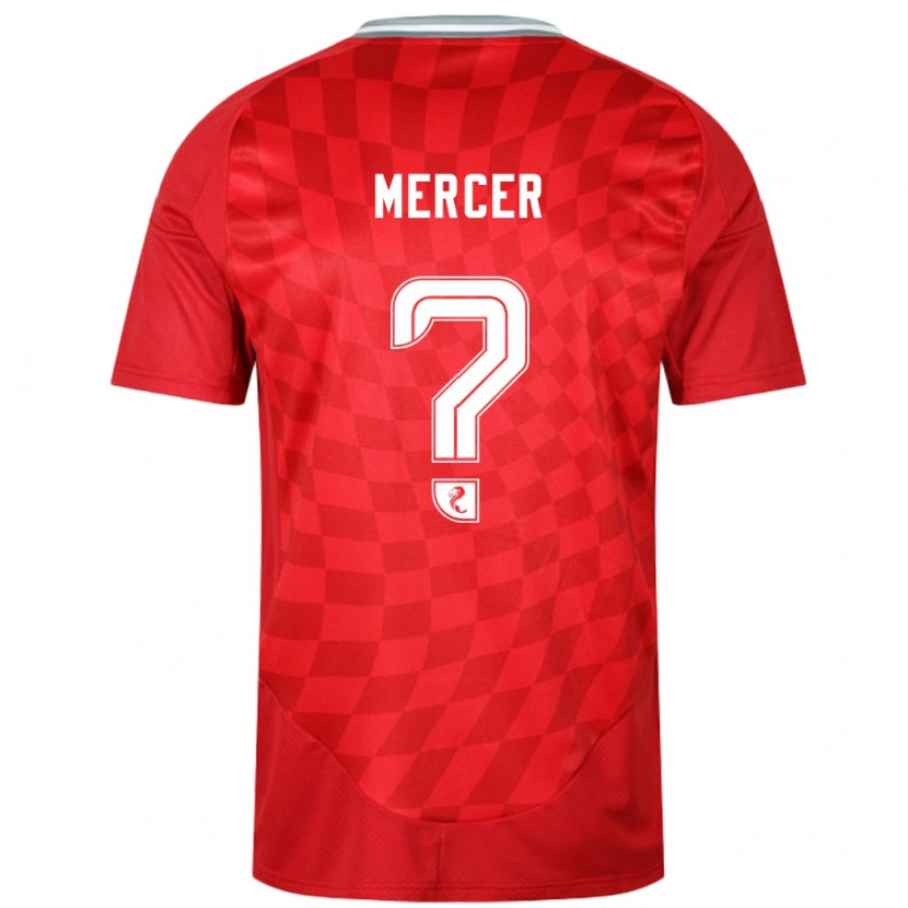 Danxen Męski Jamie Mercer #0 Czerwony Domowa Koszulka 2024/25 Koszulki Klubowe