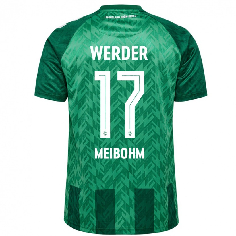 Danxen Męski Joel Meibohm #17 Zielony Domowa Koszulka 2024/25 Koszulki Klubowe