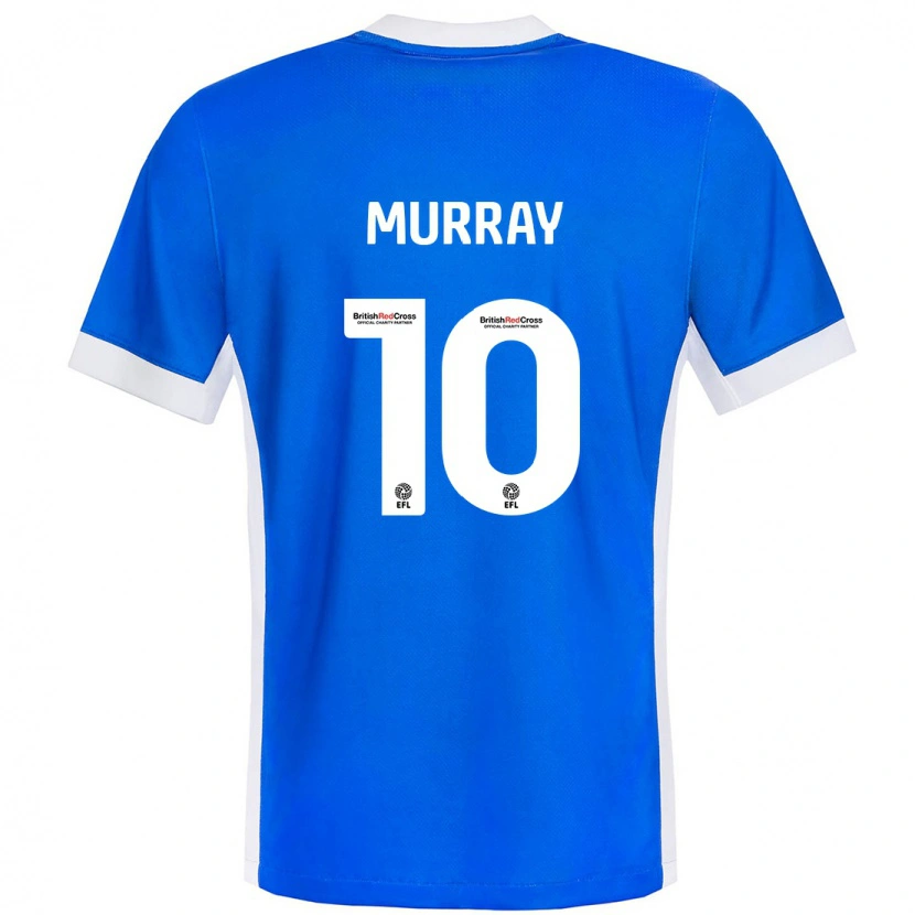 Danxen Męski Christie Harrison-Murray #10 Niebieski Biały Domowa Koszulka 2024/25 Koszulki Klubowe