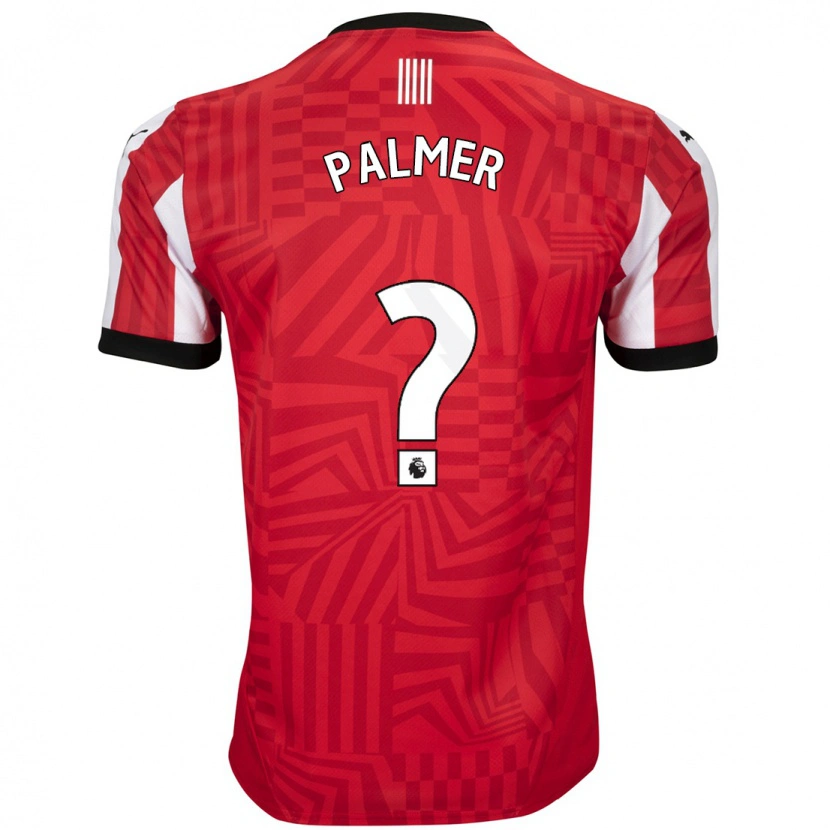 Danxen Męski Aimee Palmer #0 Czerwony Biały Domowa Koszulka 2024/25 Koszulki Klubowe