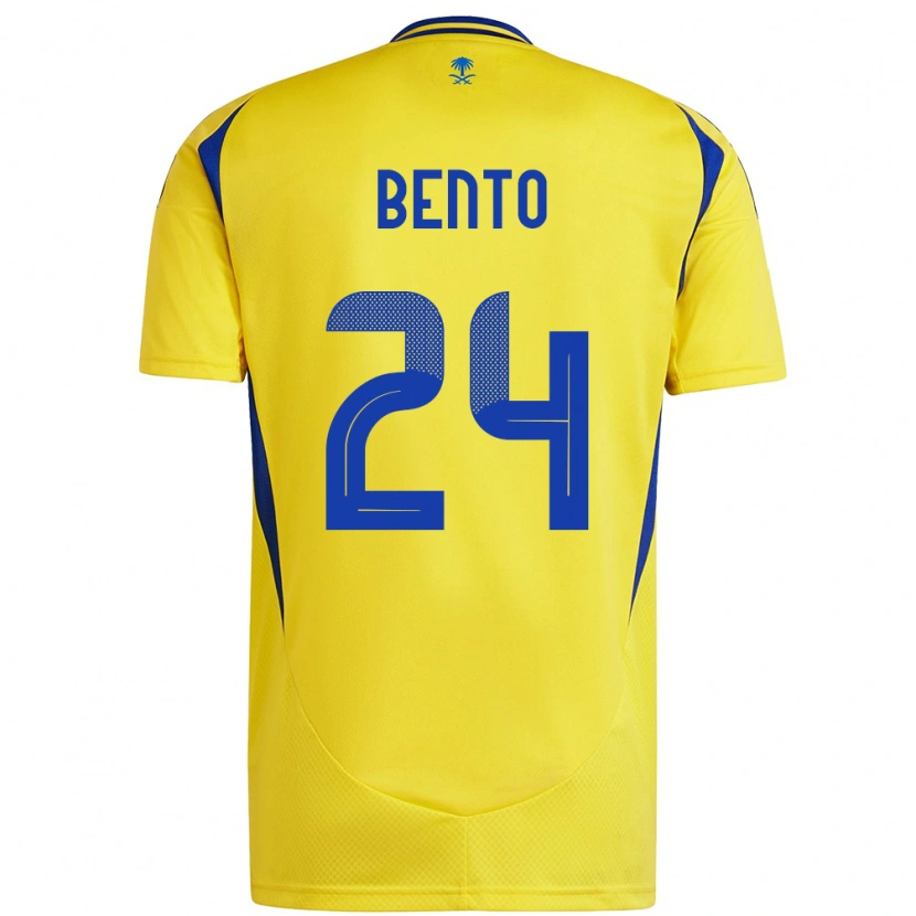 Danxen Męski Bento #24 Żółto-Niebieski Domowa Koszulka 2024/25 Koszulki Klubowe