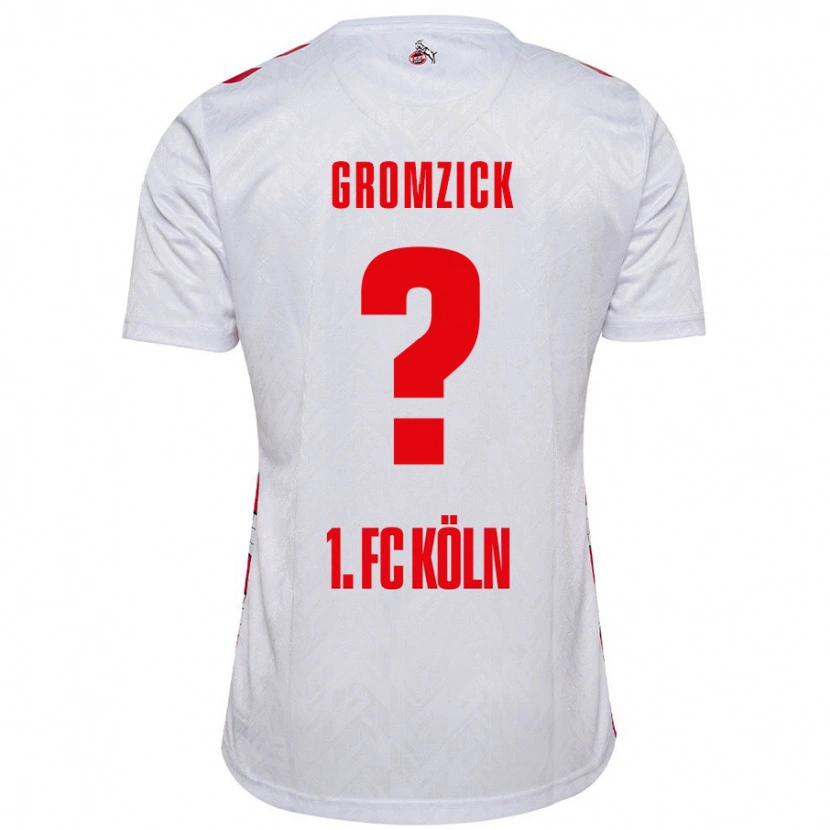 Danxen Męski Finn Gromzick #0 Biały Czerwony Domowa Koszulka 2024/25 Koszulki Klubowe