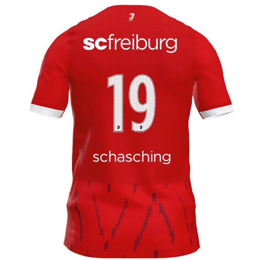 Danxen Męski Annabel Schasching #19 Czerwony Domowa Koszulka 2024/25 Koszulki Klubowe