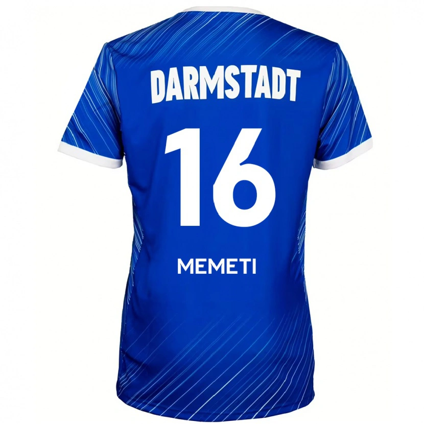 Danxen Męski Dilon Memeti #16 Niebieski Biały Domowa Koszulka 2024/25 Koszulki Klubowe