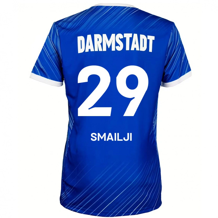 Danxen Męski Esad Smailji #29 Niebieski Biały Domowa Koszulka 2024/25 Koszulki Klubowe