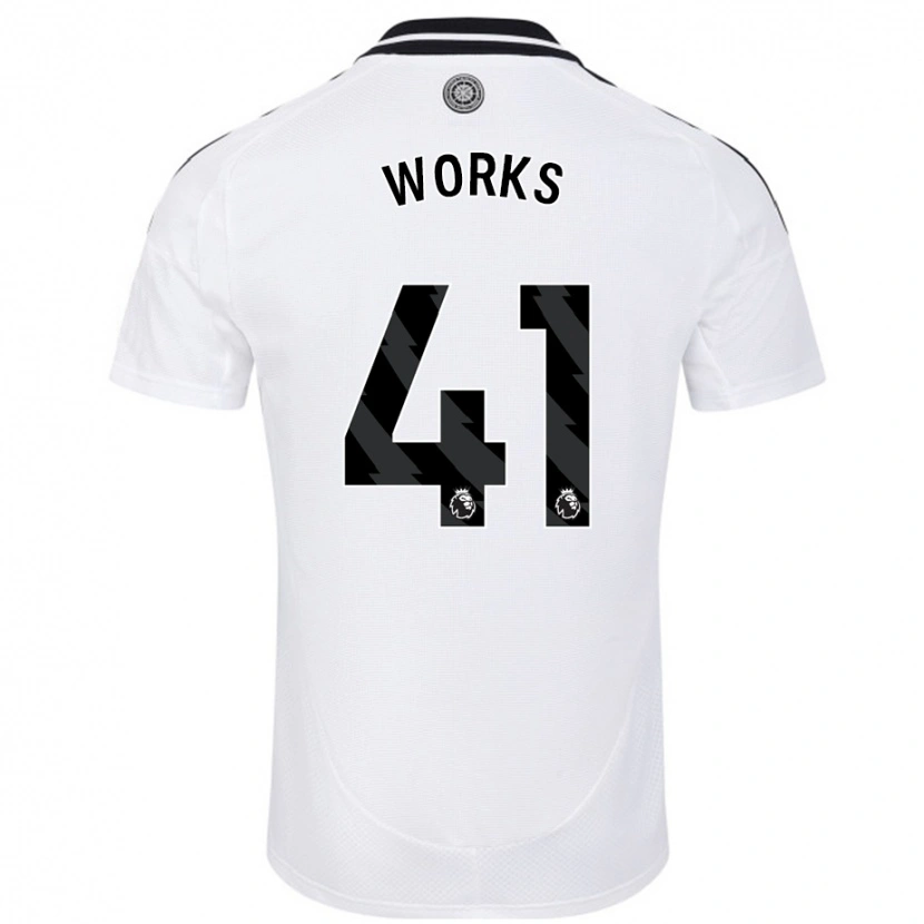 Danxen Męski Terrell Works #41 Biały Domowa Koszulka 2024/25 Koszulki Klubowe
