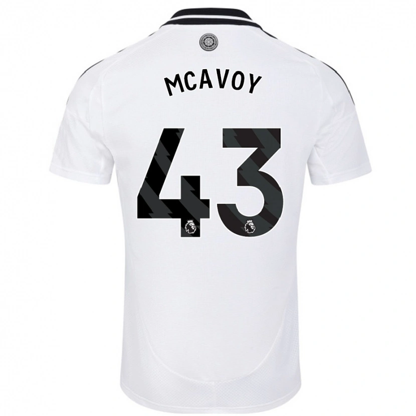 Danxen Męski Connor Mcavoy #43 Biały Domowa Koszulka 2024/25 Koszulki Klubowe