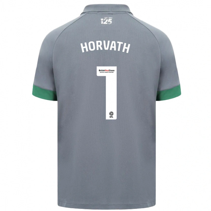 Danxen Męski Ethan Horvath #1 Ciemnoszary Wyjazdowa Koszulka 2024/25 Koszulki Klubowe