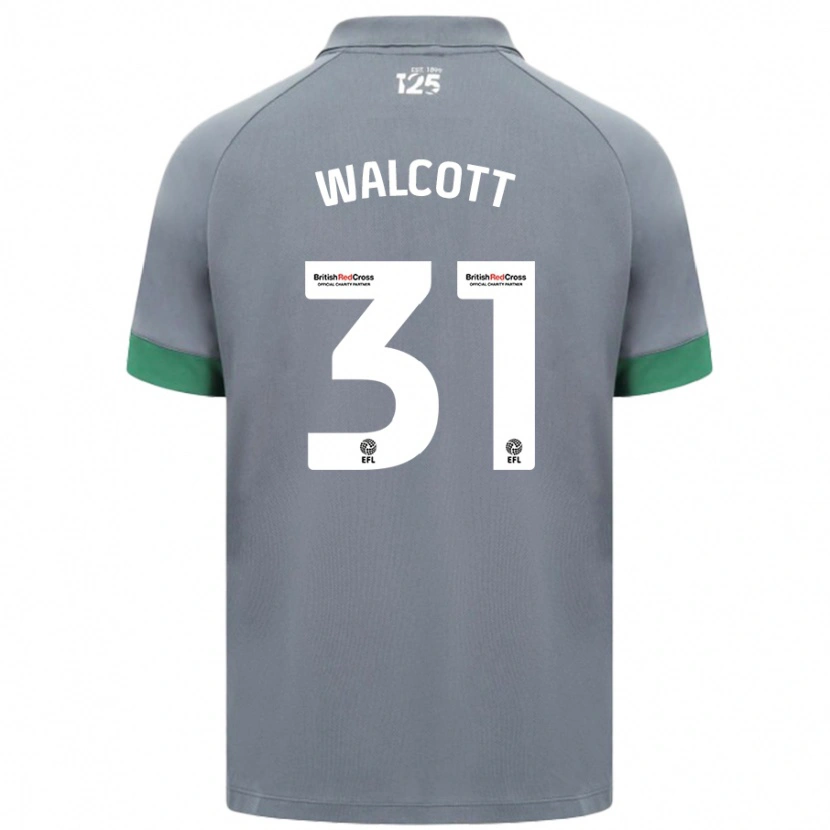 Danxen Męski Malachi Fagan-Walcott #31 Ciemnoszary Wyjazdowa Koszulka 2024/25 Koszulki Klubowe