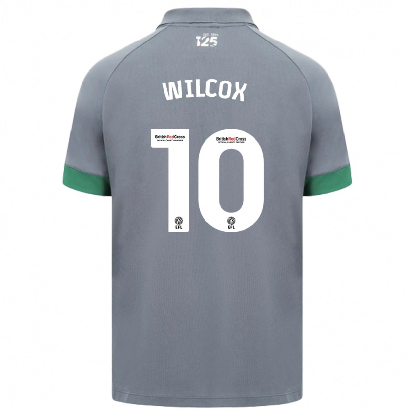 Danxen Męski Danielle Wilcox #10 Ciemnoszary Wyjazdowa Koszulka 2024/25 Koszulki Klubowe