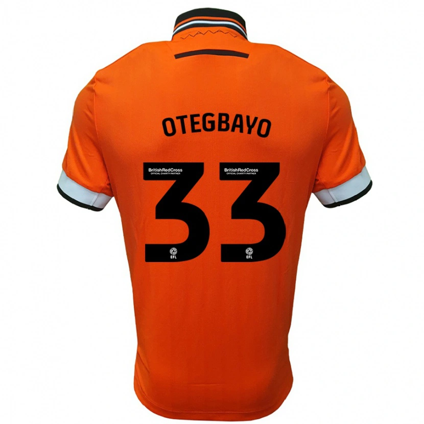 Danxen Męski Gabriel Otegbayo #33 Pomarańczowo-Biały Wyjazdowa Koszulka 2024/25 Koszulki Klubowe