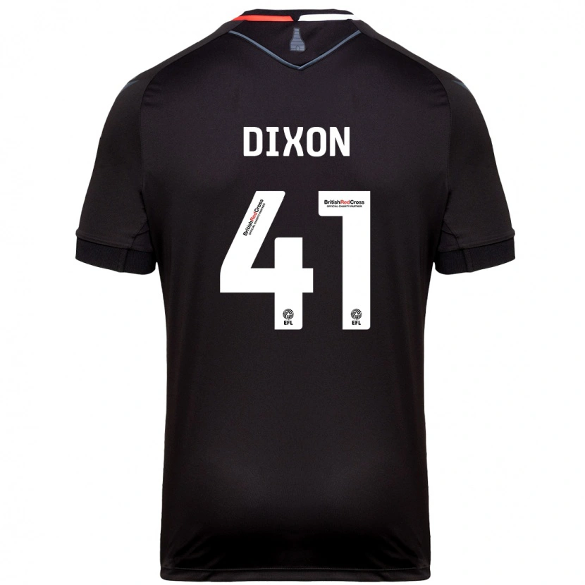 Danxen Męski Jaden Dixon #41 Czarny Wyjazdowa Koszulka 2024/25 Koszulki Klubowe