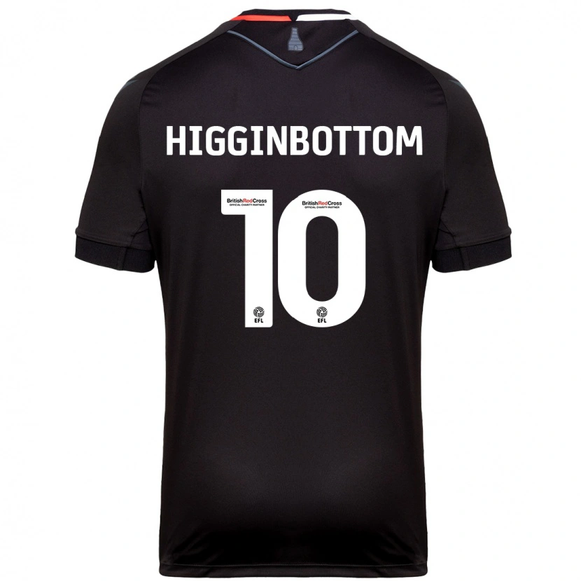 Danxen Męski Alice Higginbottom #10 Czarny Wyjazdowa Koszulka 2024/25 Koszulki Klubowe