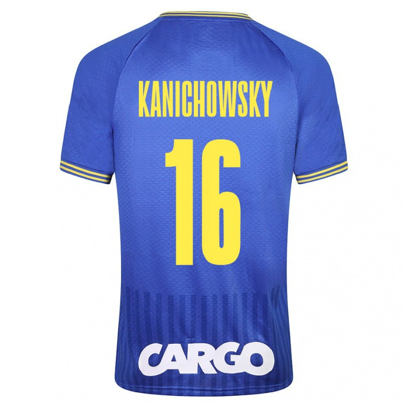 Danxen Męski Gabi Kanichowsky #16 Biały Wyjazdowa Koszulka 2024/25 Koszulki Klubowe