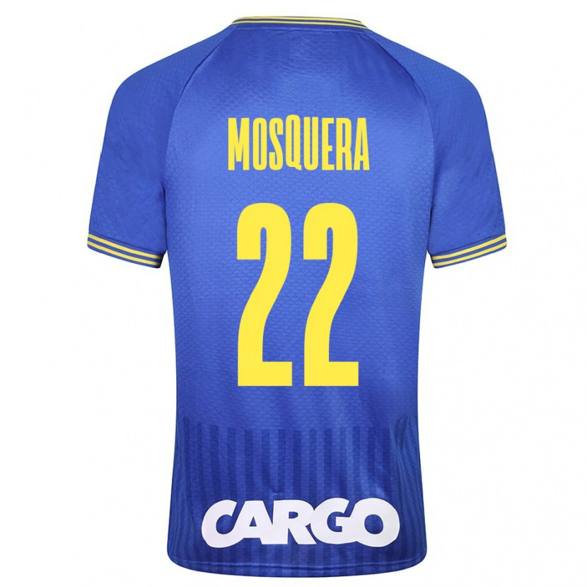 Danxen Męski Orlando Mosquera #22 Biały Wyjazdowa Koszulka 2024/25 Koszulki Klubowe