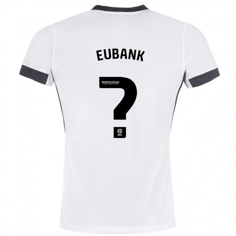 Danxen Męski Cameron Eubank #0 Biały Czarny Wyjazdowa Koszulka 2024/25 Koszulki Klubowe