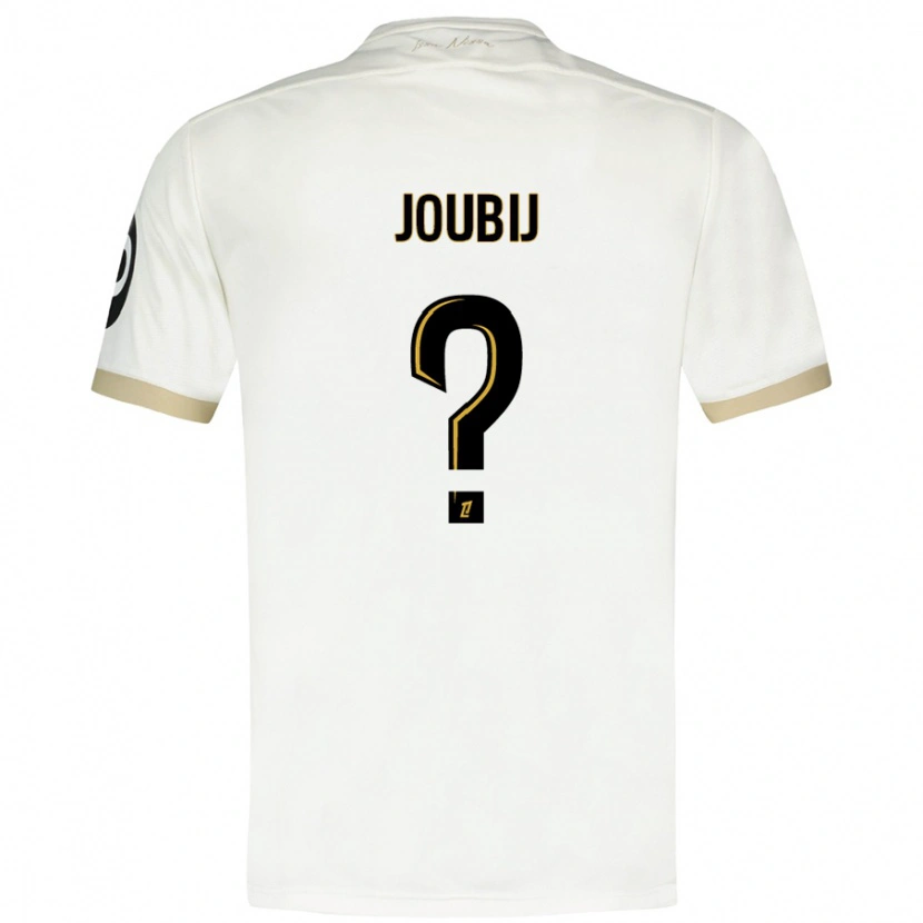 Danxen Męski Neil Joubij #0 Biało-Złoty Wyjazdowa Koszulka 2024/25 Koszulki Klubowe