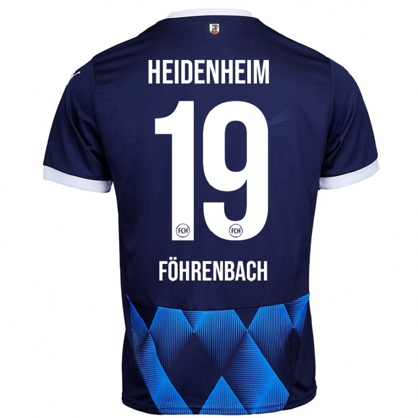 Danxen Męski Jonas Föhrenbach #19 Ciemny Granatowy Wyjazdowa Koszulka 2024/25 Koszulki Klubowe