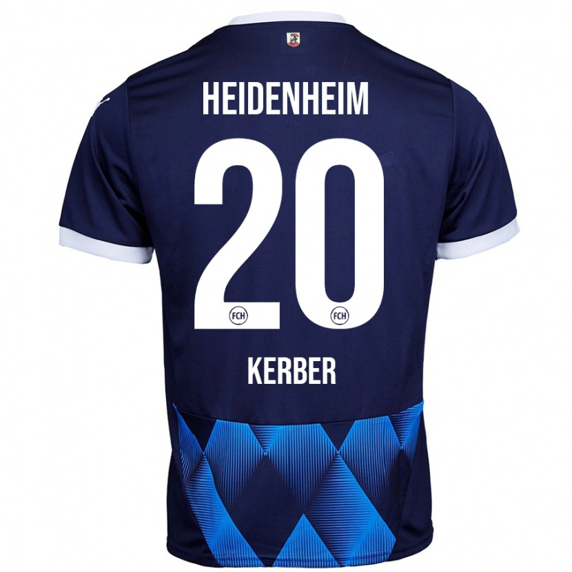 Danxen Męski Luca Kerber #20 Ciemny Granatowy Wyjazdowa Koszulka 2024/25 Koszulki Klubowe