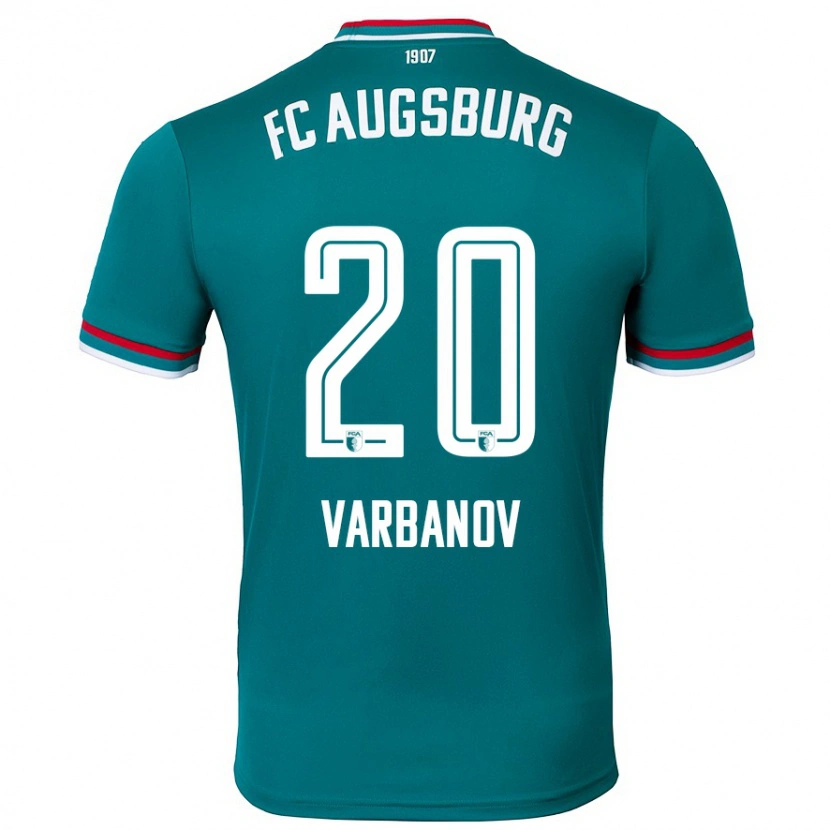 Danxen Męski Svetoslav Varbanov #20 Ciemnozielony Wyjazdowa Koszulka 2024/25 Koszulki Klubowe