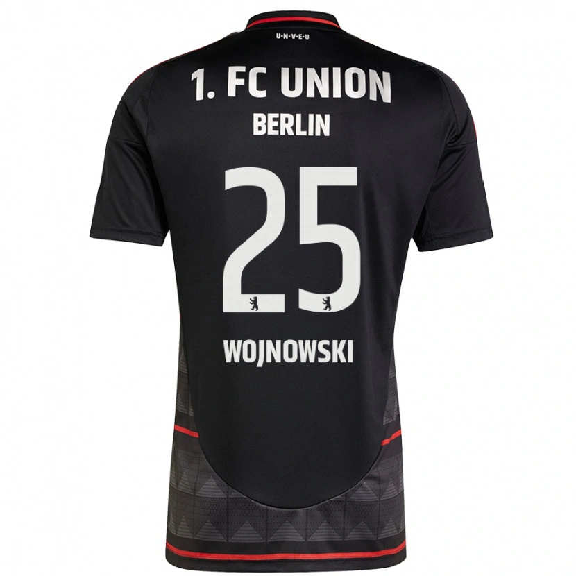 Danxen Męski Wiktorian Wojnowski #25 Czarny Wyjazdowa Koszulka 2024/25 Koszulki Klubowe