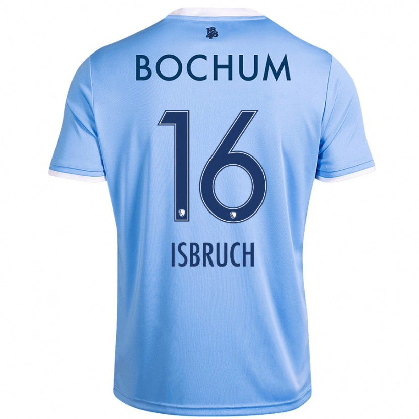 Danxen Męski L. Isbruch #16 Niebieski Niebo Wyjazdowa Koszulka 2024/25 Koszulki Klubowe
