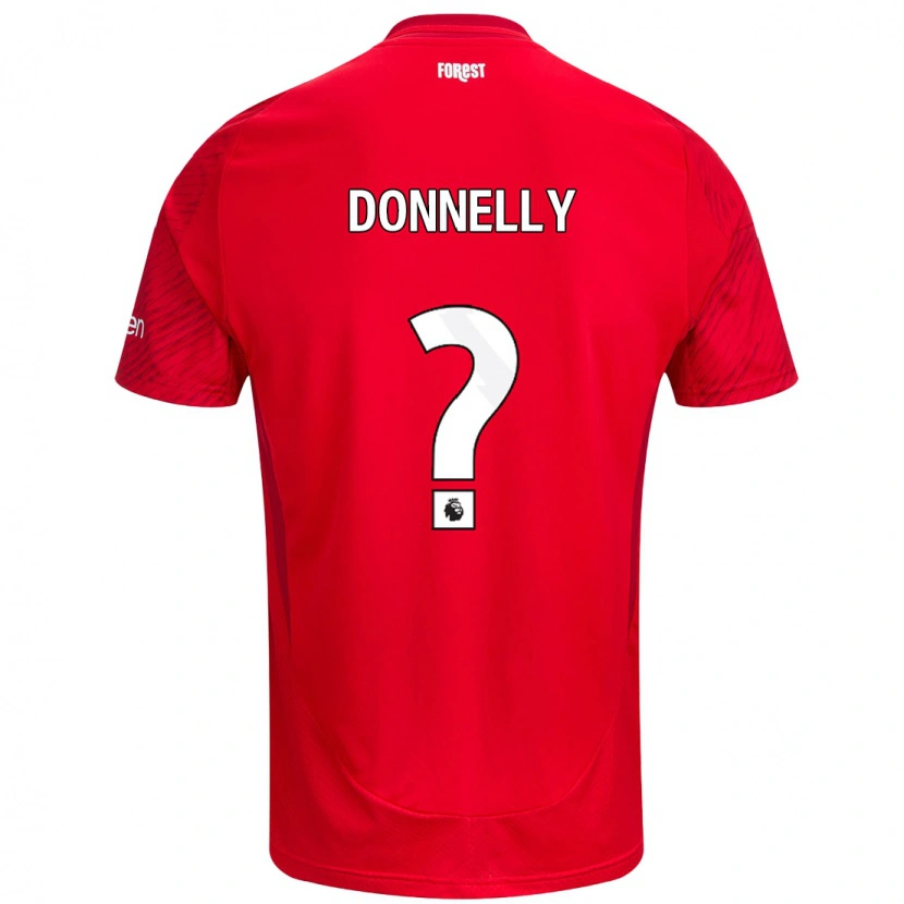 Danxen Kobiety Aaron Donnelly #0 Czerwony Biały Domowa Koszulka 2024/25 Koszulki Klubowe