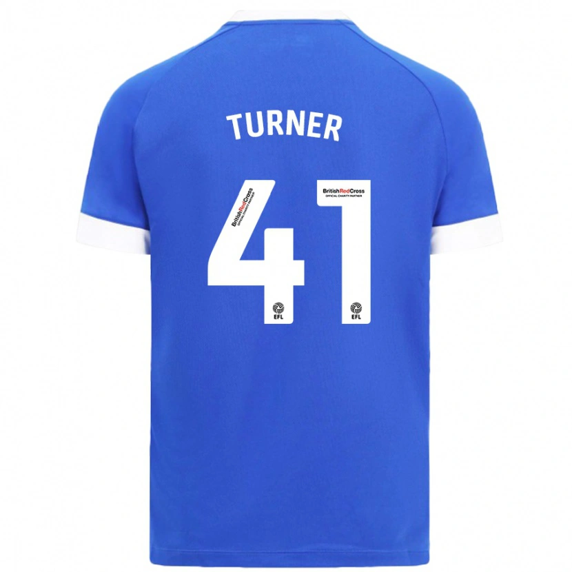 Danxen Kobiety Matthew Turner #41 Błękitny Niebo Domowa Koszulka 2024/25 Koszulki Klubowe