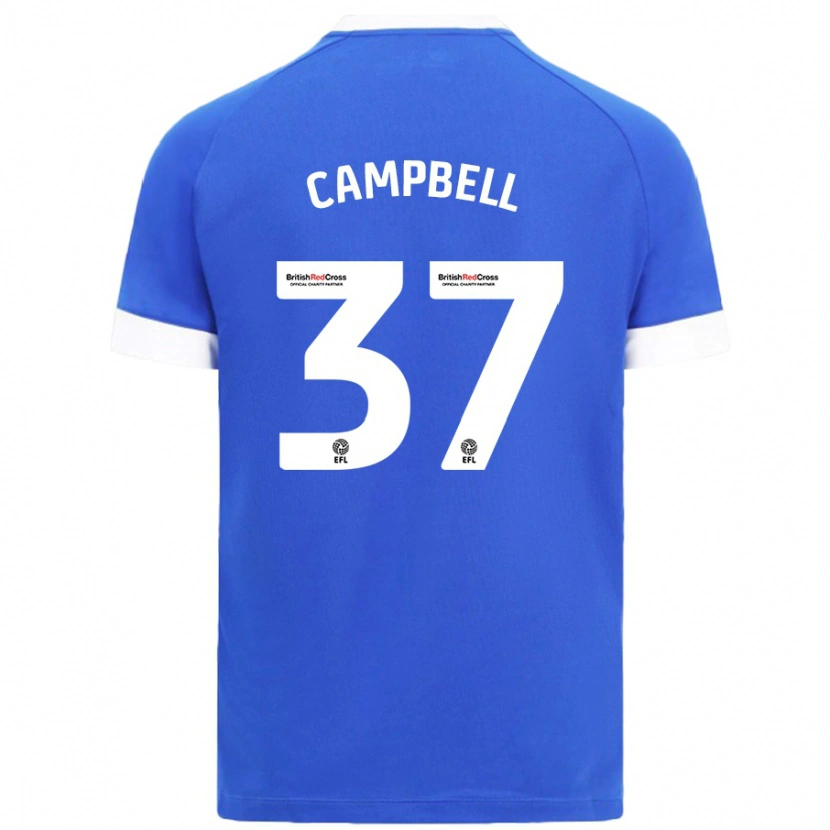 Danxen Kobiety Vontae Daley-Campbell #37 Błękitny Niebo Domowa Koszulka 2024/25 Koszulki Klubowe