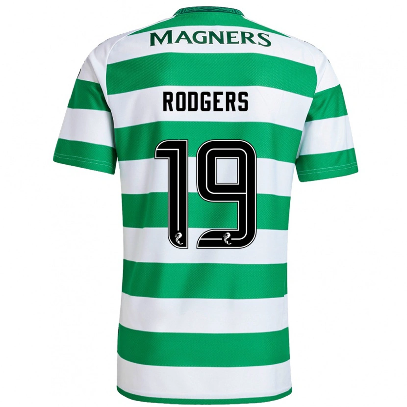 Danxen Kobiety Lisa Rodgers #19 Zielony Biały Domowa Koszulka 2024/25 Koszulki Klubowe