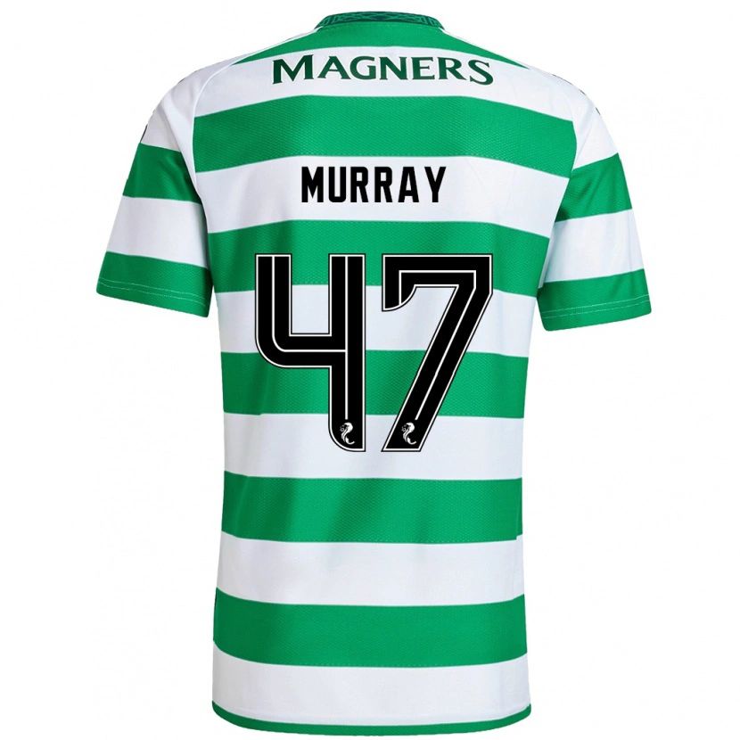 Danxen Kobiety Dane Murray #47 Zielony Biały Domowa Koszulka 2024/25 Koszulki Klubowe