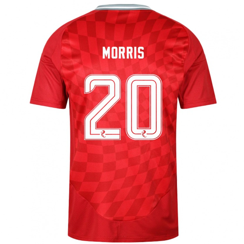 Danxen Kobiety Shayden Morris #20 Czerwony Domowa Koszulka 2024/25 Koszulki Klubowe