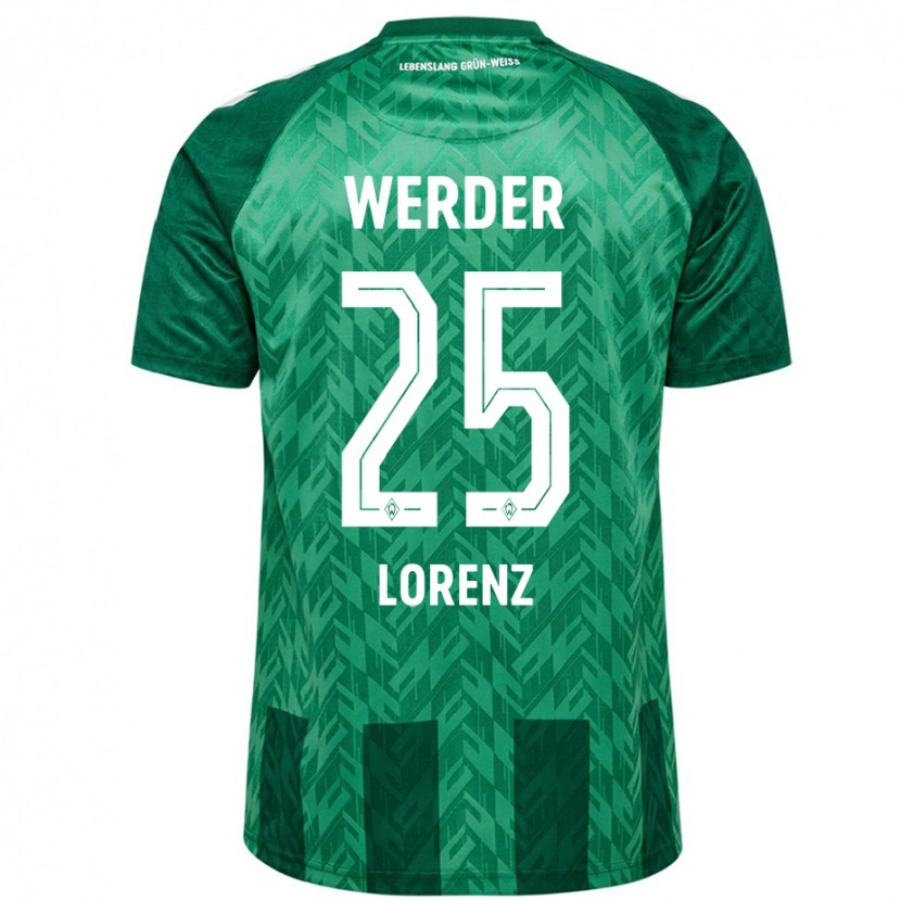 Danxen Kobiety Jacob Lorenz #25 Zielony Domowa Koszulka 2024/25 Koszulki Klubowe