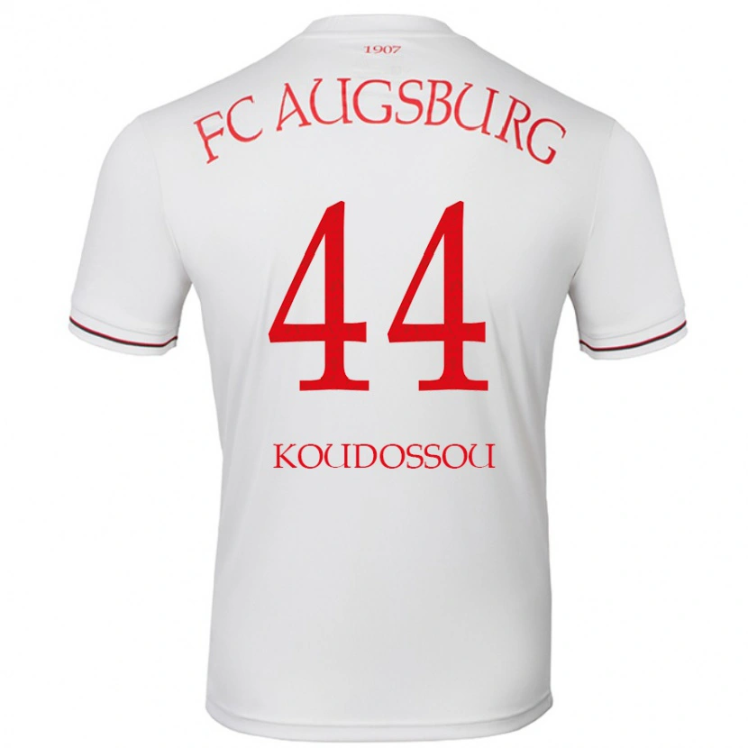 Danxen Kobiety Henri Koudossou #44 Biały Domowa Koszulka 2024/25 Koszulki Klubowe