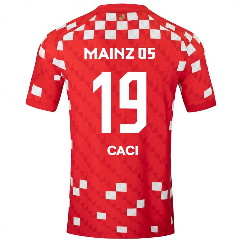 Danxen Kobiety Anthony Caci #19 Biały Czerwony Domowa Koszulka 2024/25 Koszulki Klubowe