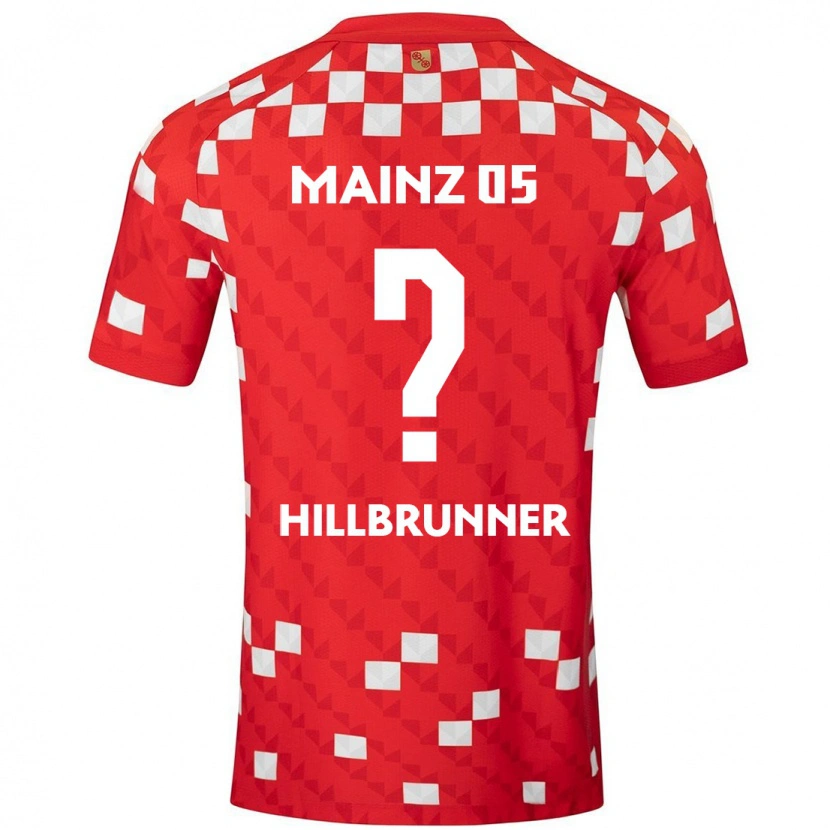 Danxen Kobiety Fynn Hillbrunner #0 Biały Czerwony Domowa Koszulka 2024/25 Koszulki Klubowe