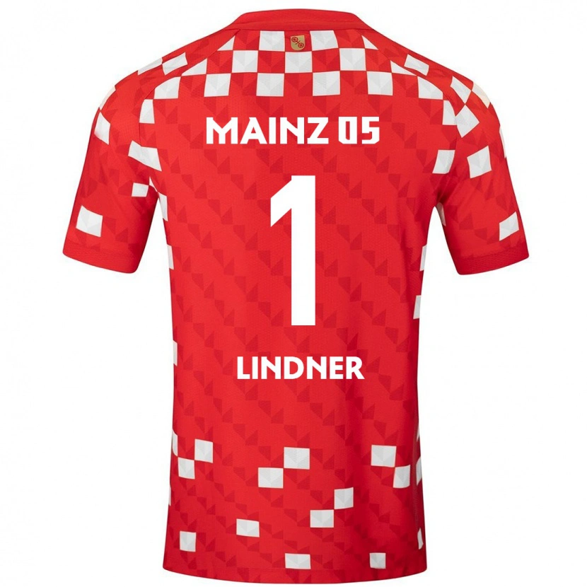 Danxen Kobiety Sophie Lindner #1 Biały Czerwony Domowa Koszulka 2024/25 Koszulki Klubowe
