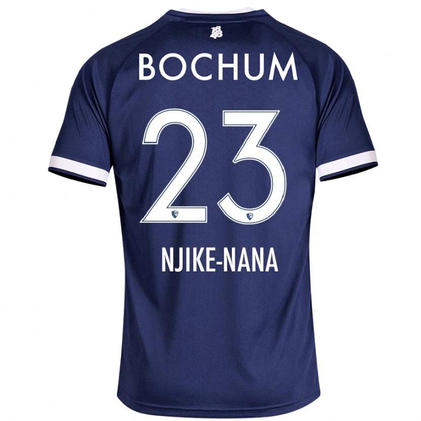 Danxen Kobiety Jean-Philippe Njike-Nana #23 Ciemnoniebieski Domowa Koszulka 2024/25 Koszulki Klubowe